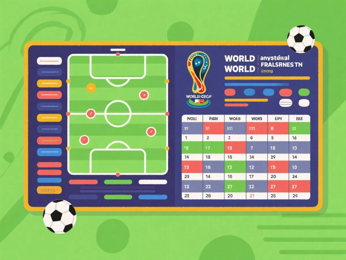 世界杯導覽示意圖