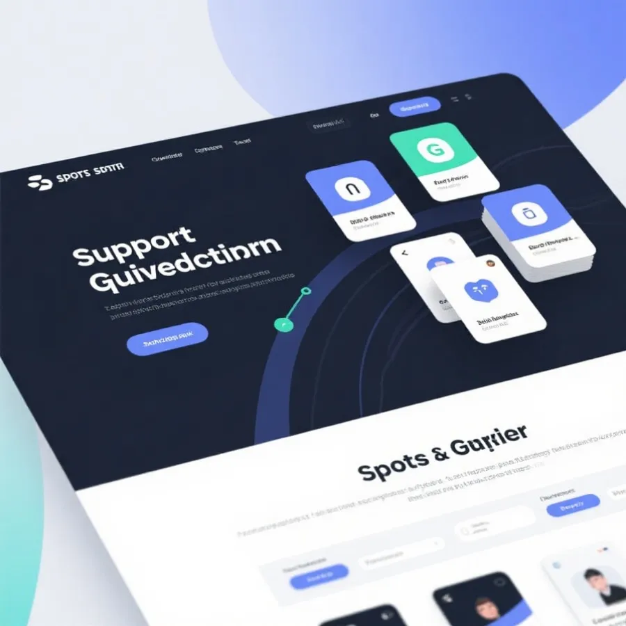 Support center navigation